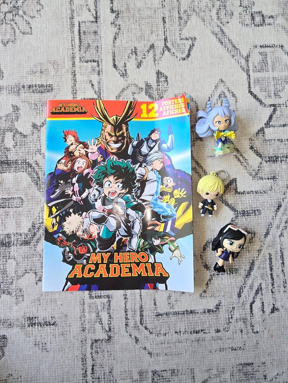 My Hero Academia Poster Pack - And 3 Action Figures